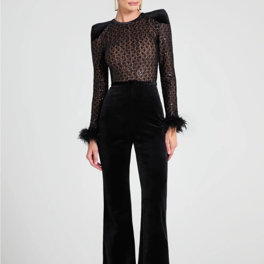 NADINE MERABI Monique Jumpsuit with Belt